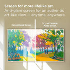 TCL 55 Inch Class NXTVISION Series Picture Frame Canvas Art TV | 55A300W  2024 Model | QLED 4K HDR Smart Google TV | 120HZ Dolby Atmos Audio | Voice Remote Alexa Google Apple Streaming Television