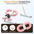 Multifunctional Ab Machine, 6-in-1 Ab Workout Equipment for Home Gym, Adjustable Core & Waist Trainer with 7 Height Levels & 2 Incline Angles, Rowing Mode, Knee Glider