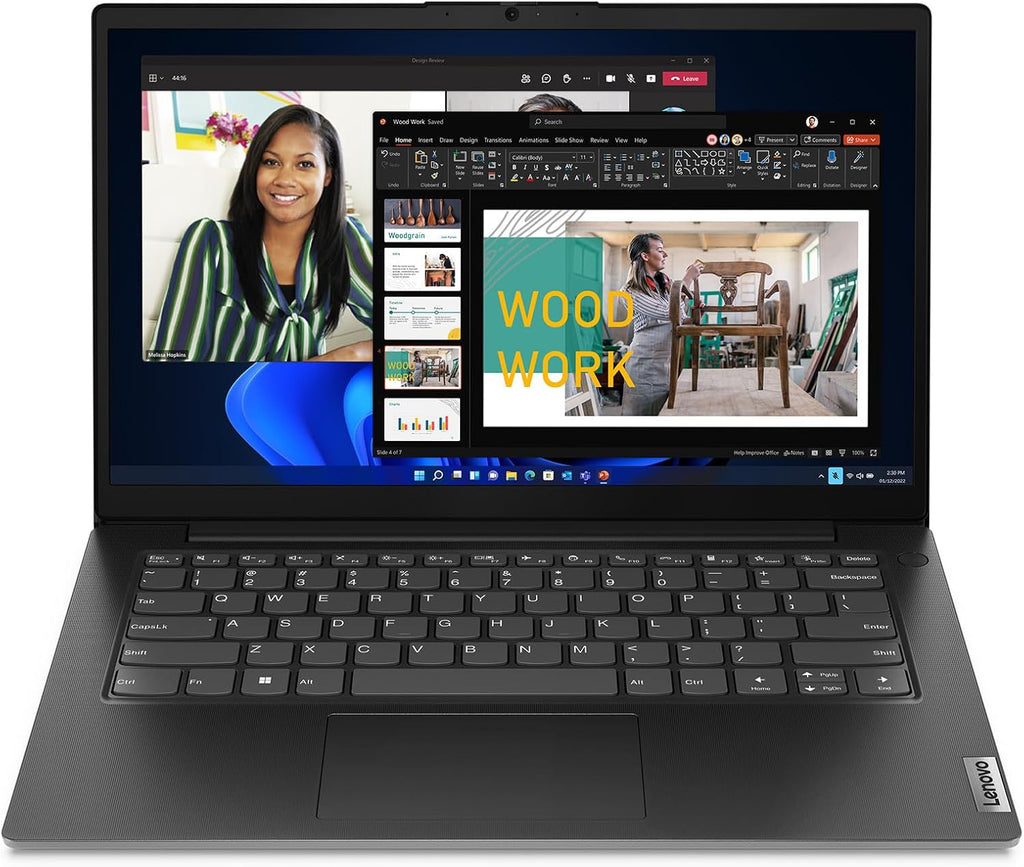 Lenovo 14 G4 - Laptop for Business - Intel Core i7-13620H - 14" FHD Display - 8GB RAM (upgradable to 16GB) - 256GB Storage (upgradable to 1TB) - Windows 11 Home - Thin & Portable - Business Black