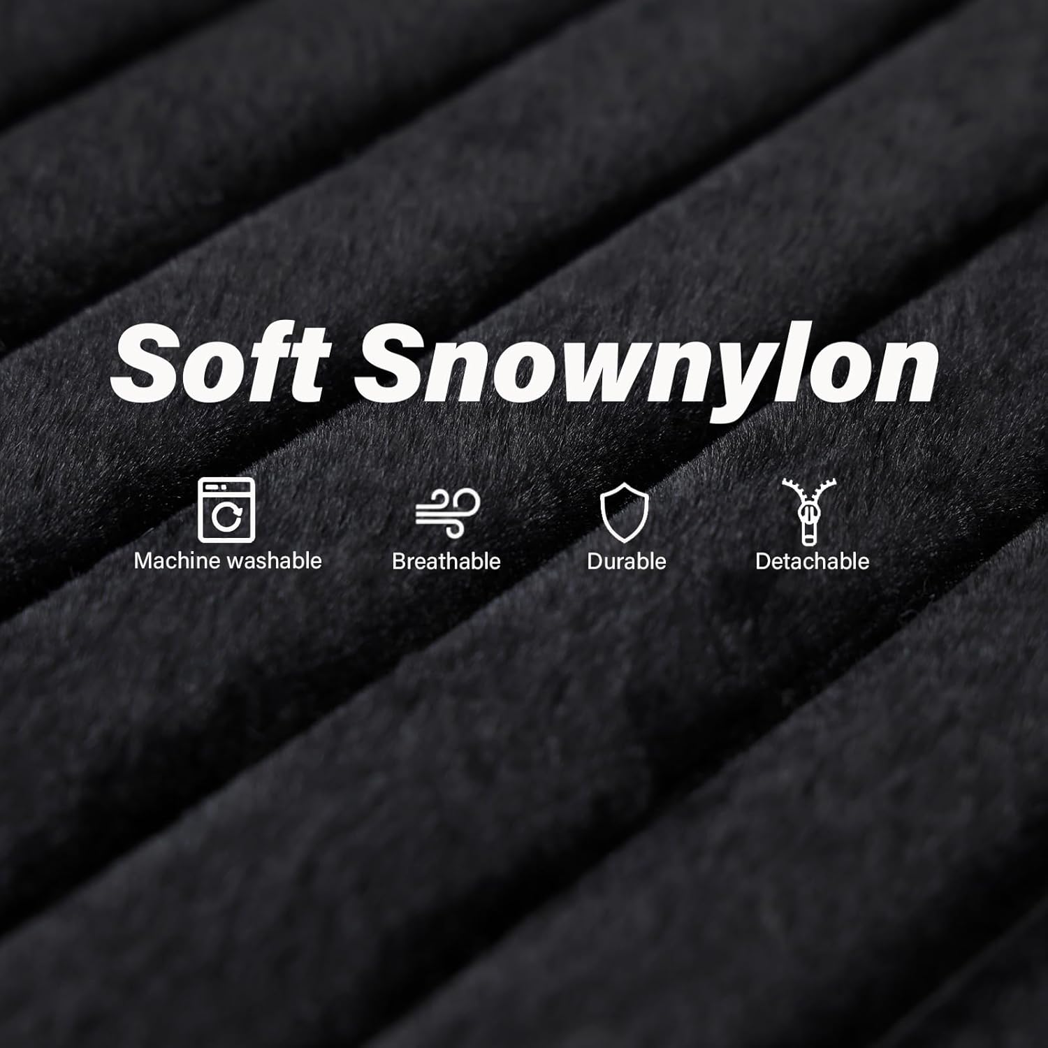 Tiita Folding Sofa Bed Twin Size, Convertible Sleeper Chair Mattress with Pillow, Thick Corduroy Floor Mattress Couch Bed with Side Pocket, Guest Room, Dorm, Apartment, Balck