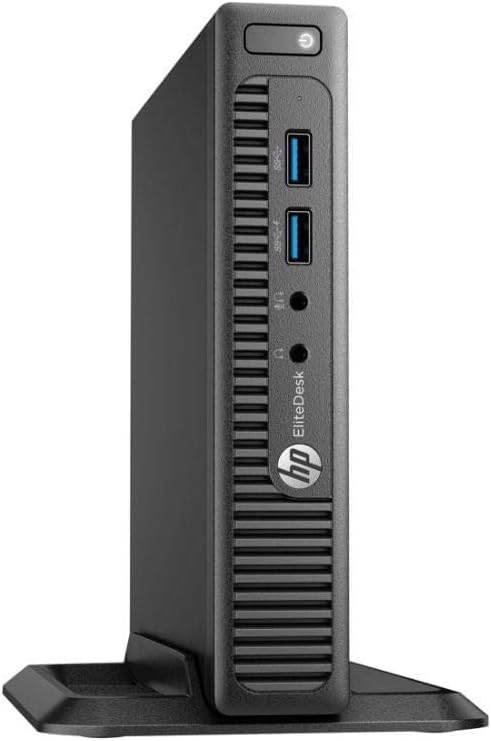 HP EliteDesk 705 G3 Mini Desktop Computer | AMD A12-9800E(3.1GHz-3.8GHz) | 8GB RAM | 256GB SSD | Keyboard & Mouse | USB WiFi | USB BT | Windows 11 Pro (Renewed)