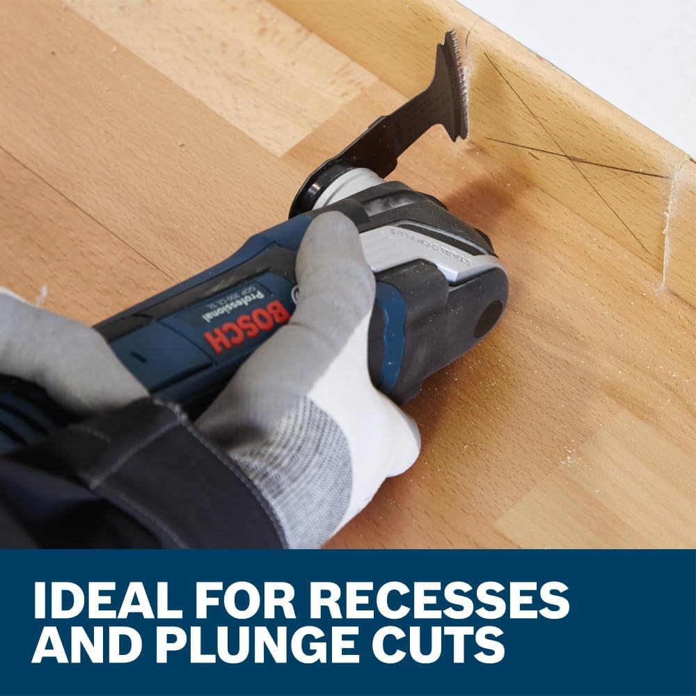 Bosch OSL212JF-10 2-1/2 in. Starlock® Oscillating Multi Tool Bi-Metal Xtra-Clean Clean Plunge Cut Blade 10 pk.