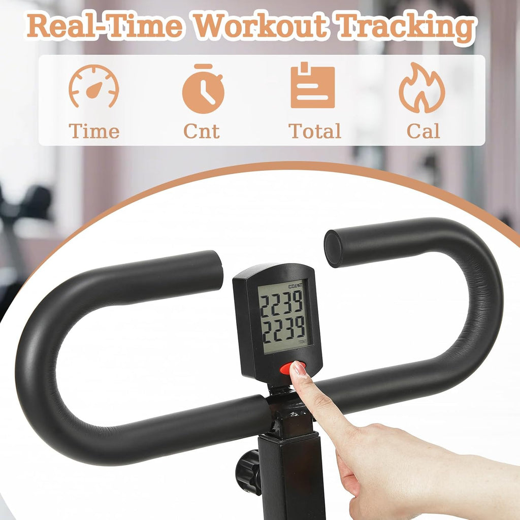 Squat Machine for Home, Squat Rowing Machine with Adjustable Resistance Bands, Foldable Exercise Equipment, Squat Assist Trainer for Glutes Ab Back Legs Workout