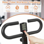 Squat Machine for Home, Squat Rowing Machine with Adjustable Resistance Bands, Foldable Exercise Equipment, Squat Assist Trainer for Glutes Ab Back Legs Workout