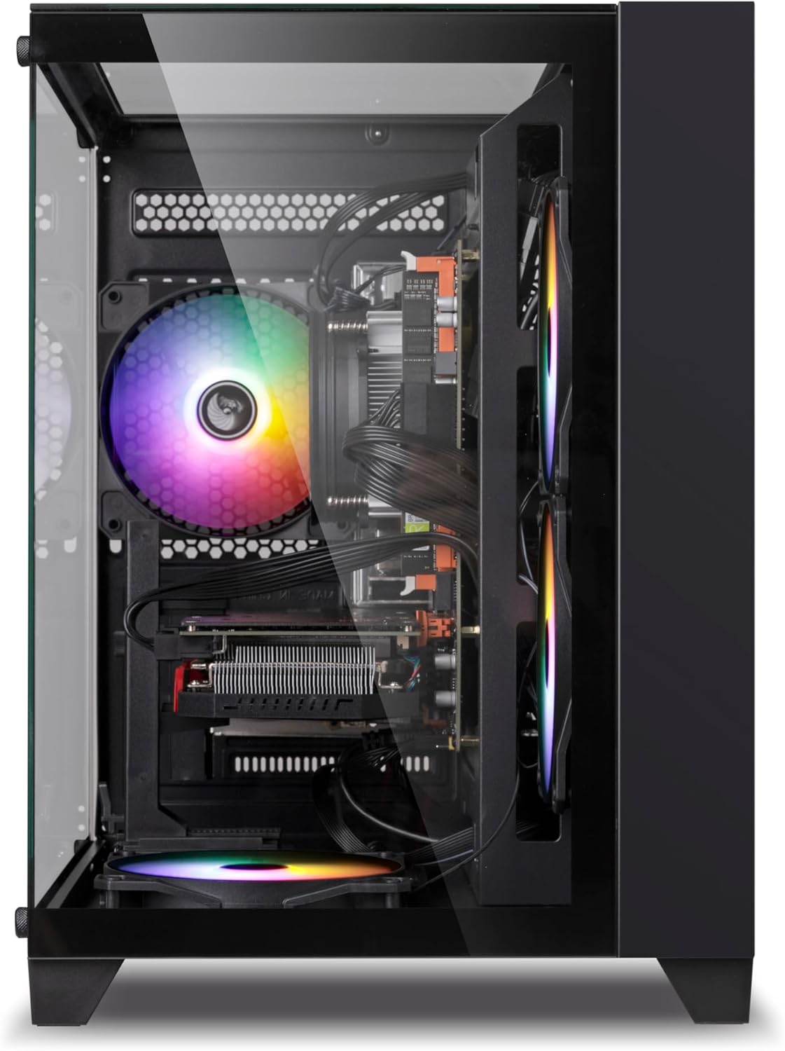 Prebuilt Gaming PC Desktop Computer Intel Core i5 Desktop Operating at A Frequency of 3.2-3.6 GHz RX550 Graphics Card with 4GB GDDR5 Video Memory 16GB RAM  512GB NVME SSD WiFi5 RGB Fan x4 Windows 11