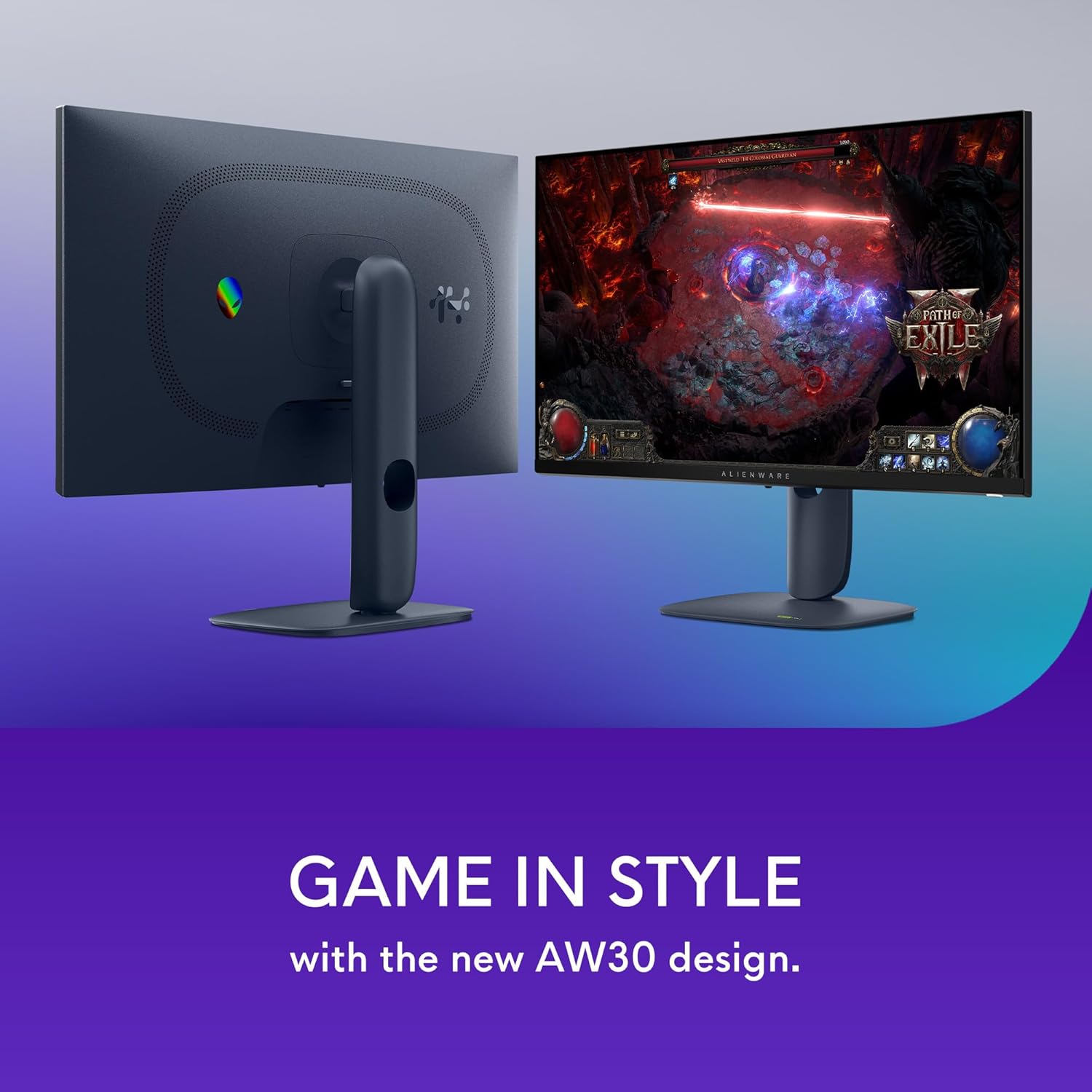 Alienware 27 Gaming Monitor - AW2725DM - 27-inch QHD 180Hz 1ms Display  IPS  NVIDIA G-SYNC  AMD Freesync  VESA AdaptiveSync.