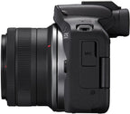 Canon EOS R50 Mirrorless Camera Kit – APS-C RF Camera with 18-45mm Lens  4K Video  Dual Pixel AF II & Vari-Angle Touchscreen (5811C012) + Shoulder Bag + 64GB Memory Card