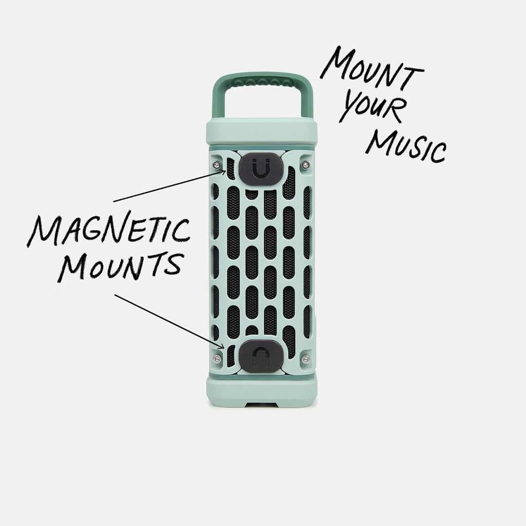 Turtlebox Ranger: Loud! Outdoor Portable Bluetooth 5.4 Speaker | Rugged  Waterproof  Ultra-Portable | Plays to 105db  Deep Bass  Shockproof  Unlimited Pairing for Full Stereo Experience  River Rock