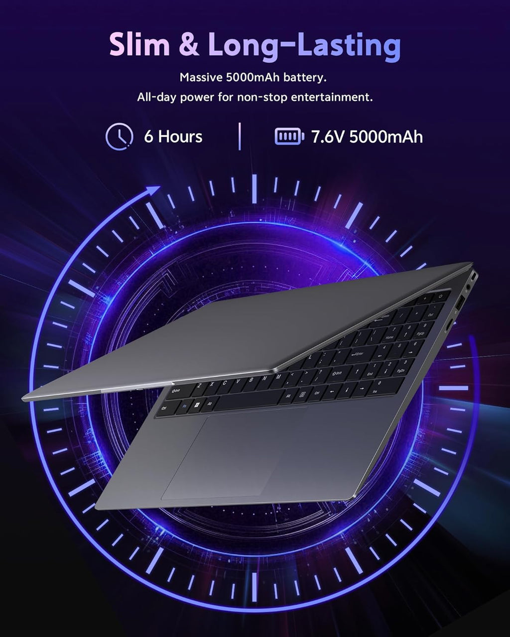 Laptop Computer 16GB RAM - Pentium 6500Y CPU (Beat N5095  Up to 3.4GHz)  Laptops with 256GB SSD  15.6 inch FHD IPS Screen  Type-C  USB 3.2  HDMI  Long Battery Life