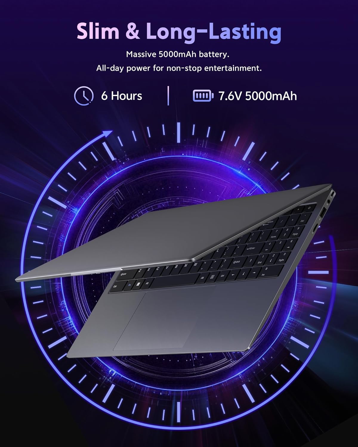 Laptop Computer 16GB RAM - Pentium 6500Y CPU (Beat N5095  Up to 3.4GHz)  Laptops with 256GB SSD  15.6 inch FHD IPS Screen  Type-C  USB 3.2  HDMI  Long Battery Life