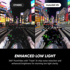 Insta360 X5 Essentials Bundle - Waterproof 8K 360° Action Camera  Leading Low Light  Invisible Selfie Stick Effect  Rugged and Replaceable Lens  3-Hour Battery  Built-in Wind Guard  Stabilization