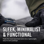 LEATHERMAN, Skeletool CX, 7-in-1 Lightweight, Minimalist Multi-Tool for Everyday Carry (EDC), Home, Garden & Outdoors, Onyx