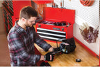 CRAFTSMAN 20-in Wide 3 Drawer Metal Tool Box With Ball-Bearing Drawers (CMST98245RB)