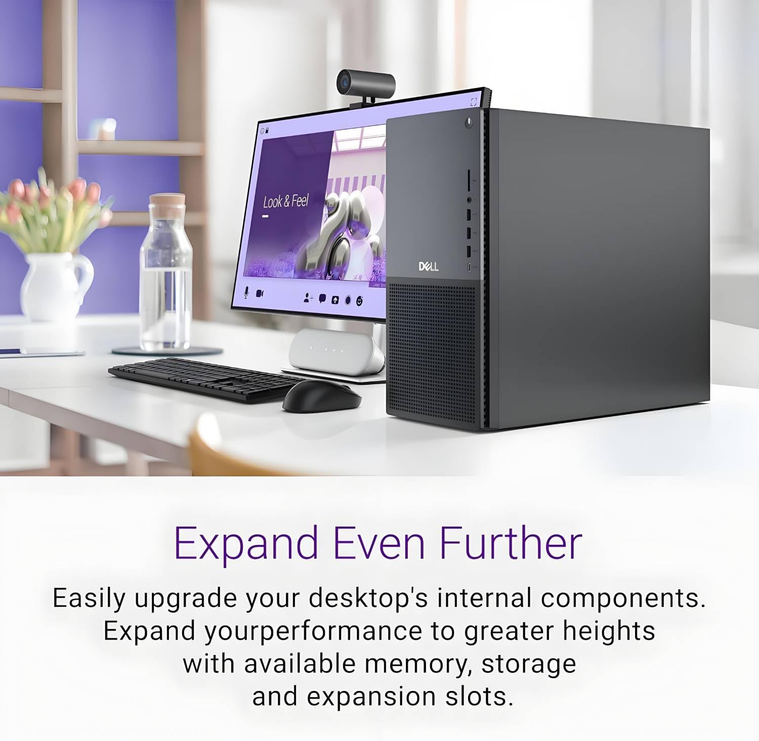 Dell EBT1250 Tower Plus Business Desktop - Intel Ultra 7-265K (20 Core  20 Threads)  16GB DDR5 RAM  1TB PCIe SSD + 2TB HDD & 512GB Portable SSD  4K Monitor Support  SD-Card Reader  Windows 11