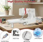 Beginners Sewing Machine for Beginners, Dual Speed Portable Electric Mini Sewing Machine with 14 Stitches, Complete Repair Kit for Clothing Fabrics, Handheld Sew Machine for DIY Travel & Home Use