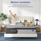 Queen Size Mattress Firm Mattress 14 Inch for Back Pain Relief,Breathable Cooling Ice Silk Top,Gel Memory Foam, Individual Pocket Spring, Hybrid Mattress Queen in a Box CertiPUR-US Certified