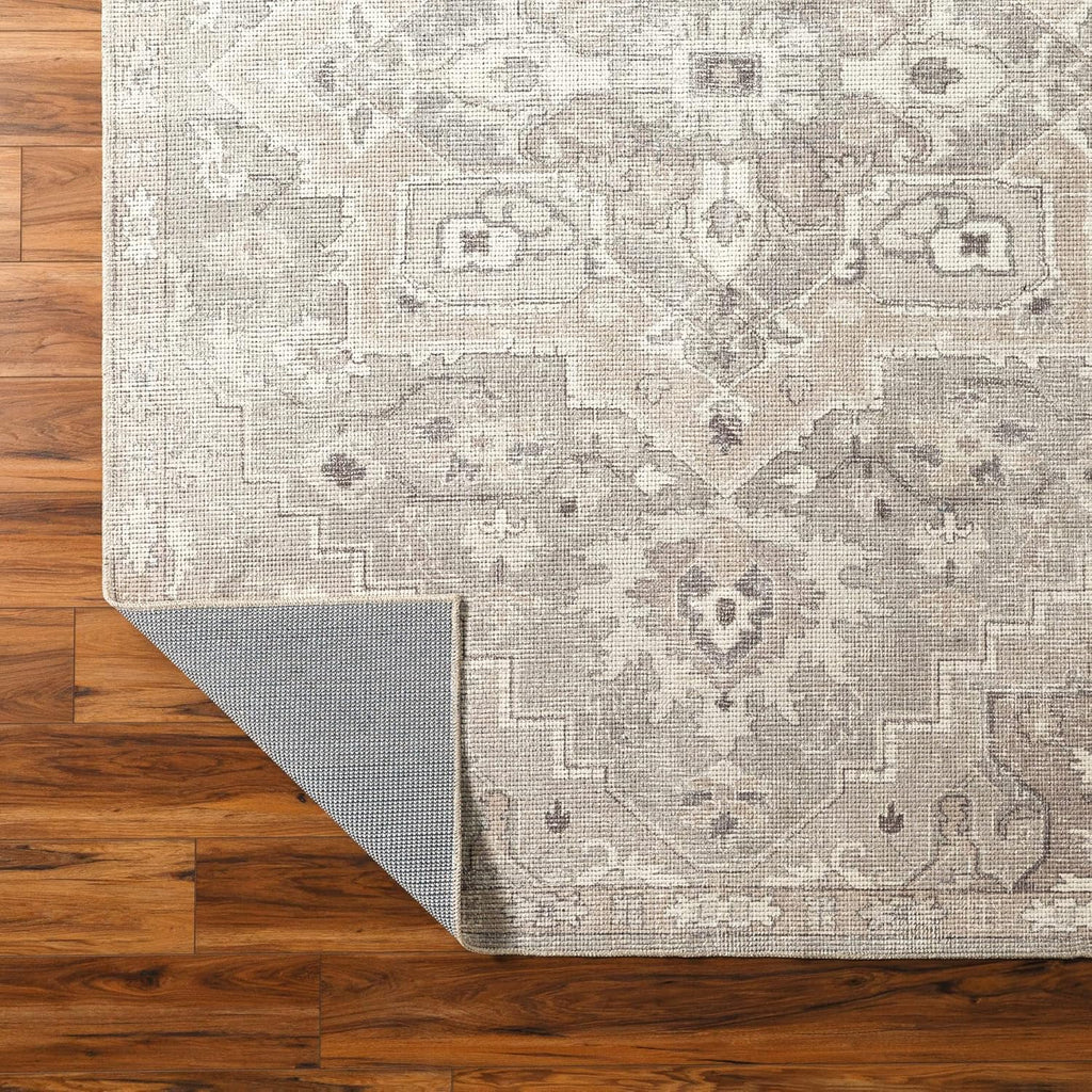 Livabliss x Becki Owens Elle Medallion Area Rug , 9'2" x 12', Light Grey