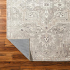 Livabliss x Becki Owens Elle Medallion Area Rug , 9'2" x 12', Light Grey
