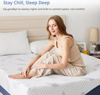 EGOHOME Firm Queen Mattress 12 Inch Memory Foam Mattresses Bed in a Box with Gel Foam and Removeable Fiberglass Free Cover for Cool Sleep and Back Pain Relief, CertiPUR-US Certified, Blue