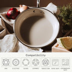 Made In Cookware | 3-Piece (Includes 8", 10", 12") Ceramic Non Stick Frying Pan Set (Stainless Handle) | 5-Ply Stainless Clad with Stay-Cool Handle | Professional Cookware