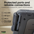 Fusion5 10.1" Windows 11 Full HD Rugged Tablet PC - Intel 13th Gen - FWIN232 PRO N5 Ultra Slim Windows Tablet Computer - 8GB RAM, 512GB SSD, 10 Inch, 5G WiFi, HD Webcam, Micro HDMI, Expandable Storage