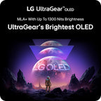 LG 32GX870A-B 32-inch Ultragear 4K UHD (3840 x 2160) OLED Gaming Monitor  Dual-Mode  240Hz  0.03ms  NVIDIA  AMD FreeSync Premium Pro  VESA DisplayHDR True Black 400  USB Type-C  DP2.1