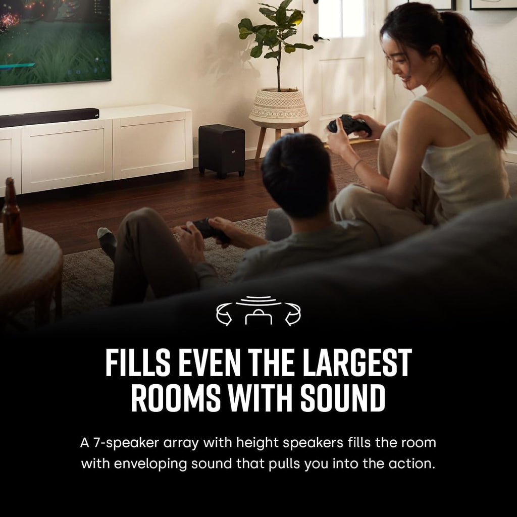 Polk Audio Signa S4 TV Sound Bar with Subwoofer - Dolby Atmos Audio VoiceAdjust & BassAdjust Technology  HDMI eARC  Wireless Subwoofer works with 8K  4K  & HD TVs  Bluetooth  Wireless Streaming