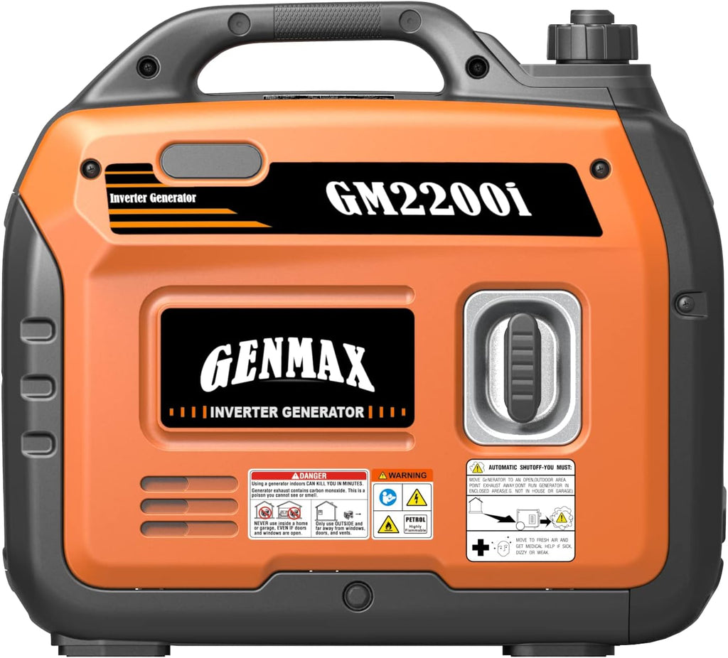 GENMAX Generator .EPA Compliant  Eco-Mode Feature  Ultra Lightweight for Backup Home Use & Camping