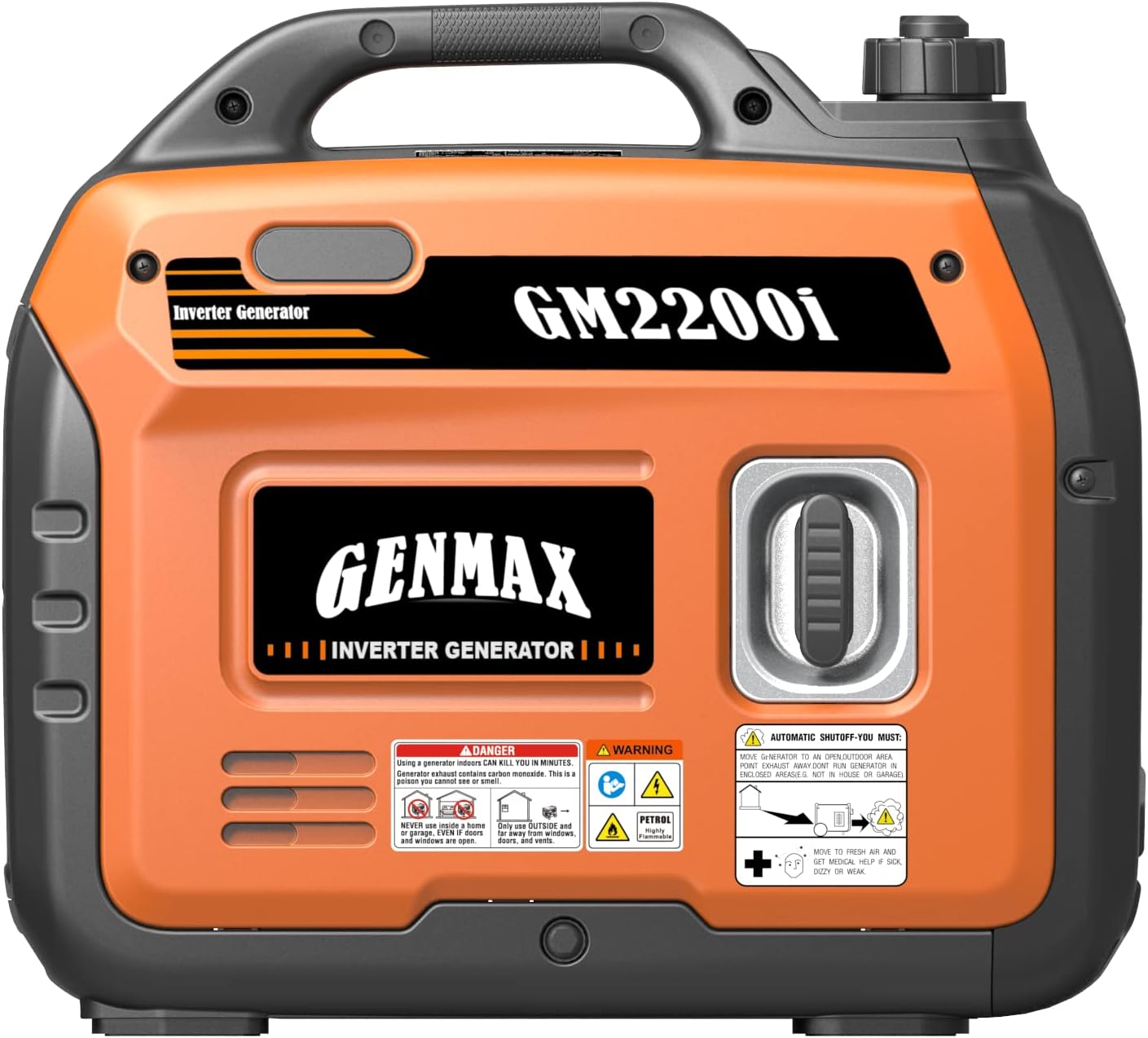 GENMAX Generator .EPA Compliant  Eco-Mode Feature  Ultra Lightweight for Backup Home Use & Camping