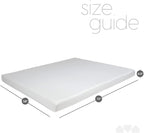 Milliard 4.5-Inch Memory Foam Sofa Bed Mattress Replacement, Queen Size, Pull Out Sofa Bed Queen Size, Sleeper Mattress & Couch Beds, Premium Comfort - Couch, Pullout Sofabed, Cama Not Included