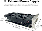QTHREE GeForce GTX 750 Graphics Card,4GB,GDDR5,128Bit,HDMI, DVI, VGA,PC Video Card for Working,GPU,PCI Express x16,DirectX 12