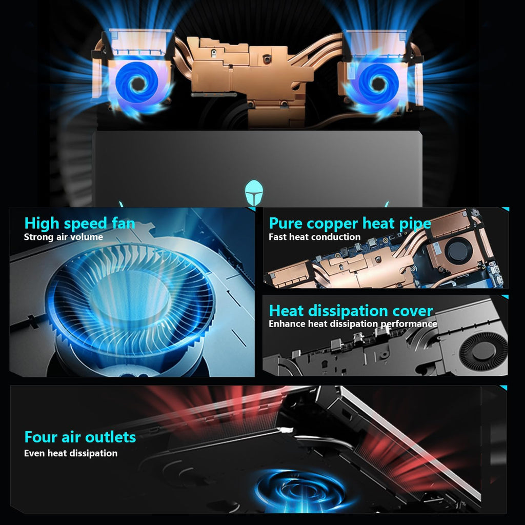 Thunderobot Storm 17 5060 Gaming Laptop  17.3" QHD 165Hz 2K Display  Core i7-13620H  GeForce RTX 5060  32GB DDR5 RAM  2TB SSD  RGB Backlit Keyboard  Wi-Fi 6  Win11 Home