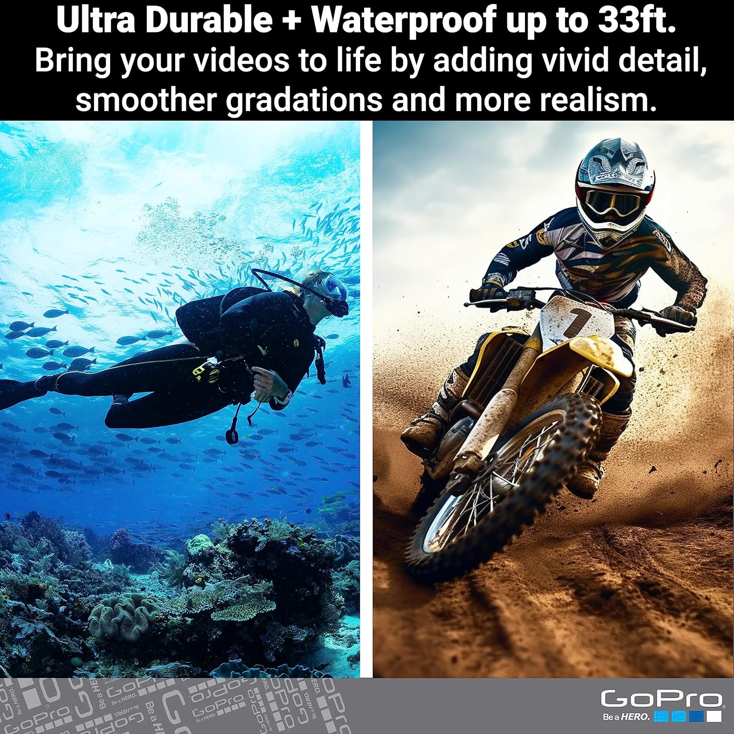 GoPro HERO11 Black – E-Commerce Packaging - Waterproof Action Camera with 5.3K60 Ultra HD Video  27MP Photos  1/1.9" Image Sensor  Live Streaming  Webcam  Stabilization