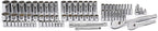 GEARWRENCH 76 Pc. 1/4" & 3/8" Drive 12 Pt. Standard & Deep Mechanics Tool Set, SAE/Metric - 80948