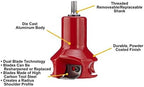 Lumberjack Tools Tenon Cutter Kit for Log Furniture, 1.5" Cutter & Forstner Bit, Home Series Powder Coated Aluminum, 1/2" Shank, Dual Blades Create a Radius Shoulder Profile, Made in USA
