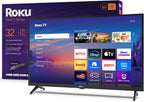 Roku Smart TV – 32-Inch Select Series, 720p HD TV – Roku TV with Voice Remote – Flat Screen LED Television with Wi-Fi for Streaming Live Local News, Sports, Family Entertainment