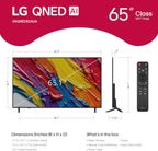 LG 65-Inch Class QNED QNED82A Series Smart TV w/AI Sound  HDR10  4K Super Upscaling  Filmmaker Mode  Wow Orchestra  Alexa Built-in (65QNED82AUA  2025)