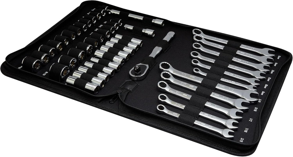 CRAFTSMAN Mobile Mechanics Tool Set, 3/8 Inch Drive, 72 Tooth Ratchet, 47 Piece (CMMT12119)
