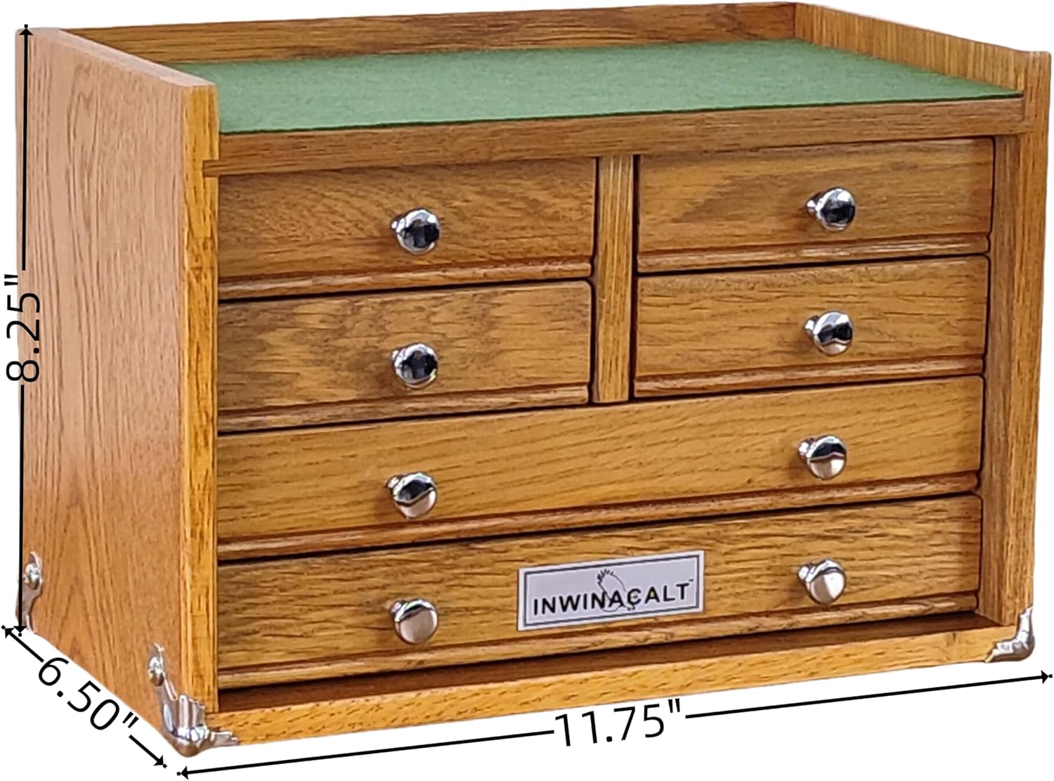 Red Oak 6 Drawers Mid-Riser, FT0206