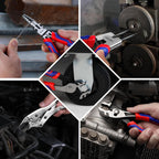 WORKPRO Pliers Set, 20 Pieces Pliers Tool Set with 2 Packs Organizer Rack, Slip Joint Pliers, Channel Locks Plier and Vise Grip Plier Assortment for Home, Garage, Mechanics & DIY Projects