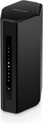 NETGEAR RS300-100NAR Nighthawk RS300 Tri-Band WiFi 7 Router  Wireless Speed Up to 9.3 Gbps  Covers Up to 2500 Sq. Ft.  Black - Certified Refurbished
