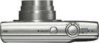 Canon PowerShot ELPH 180 Digital Camera Bundle (Silver) Compact Point and Shoot with Optical Zoom | Easy Controls Lightweight Design for Travel Family and Everyday Photography with Case and 64GB Card