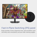 Dell 27 240Hz Gaming Monitor - SE2726HG - 27-inch FHD (1920x1080) 240Hz Display  in-Plane Switching (IPS) Technology  AMD FreeSync Premium  TÜV 3-Star  2X HDMI  DisplayPort 1.4  Tilt
