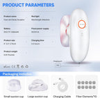 3-in-1 Electric Cellulite Massager, 3-in-1 Body Sculpting Machine -3 Modes Adjustable Body Sculpting Machine- Home Use Cupping Therapy Tool for Back, Belly, Waist, Arms, Legs-White