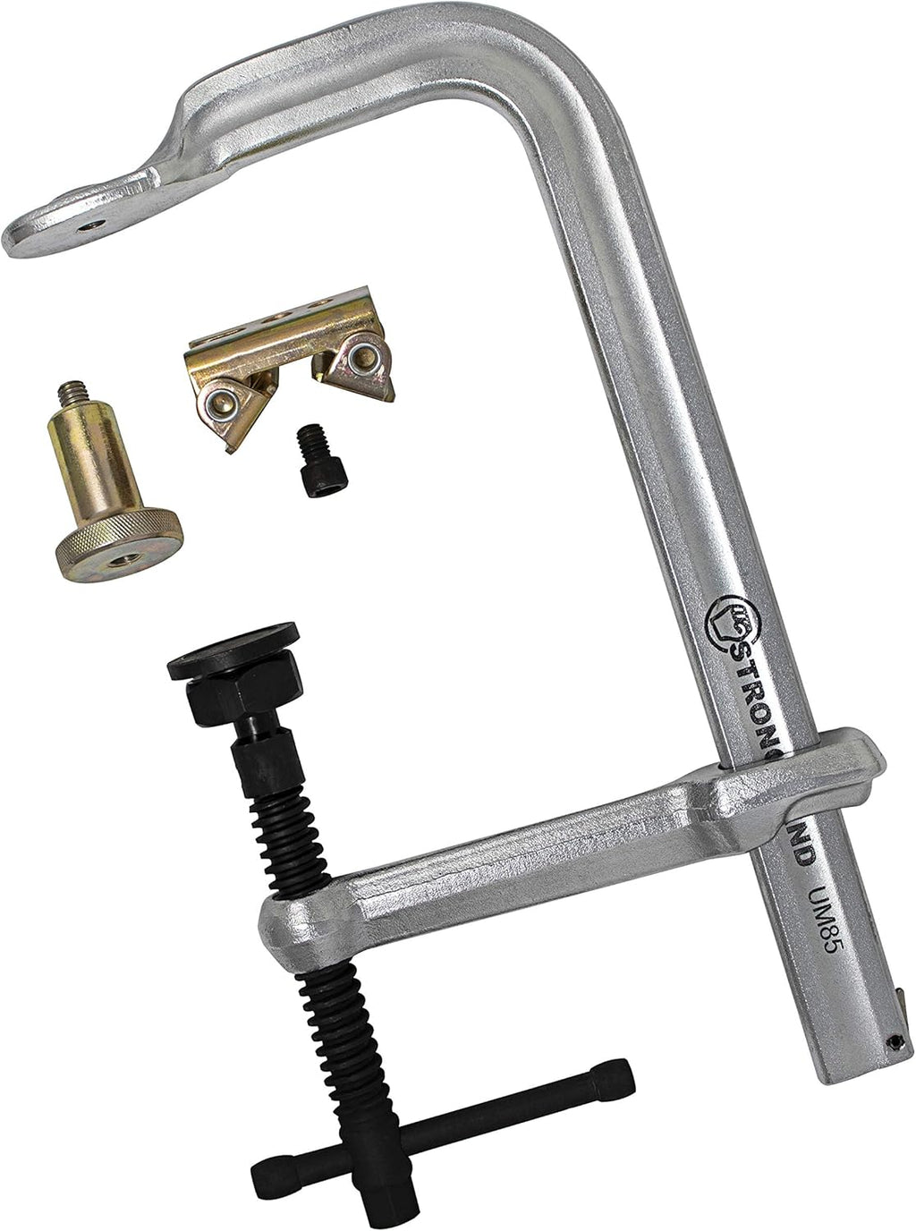 Strong Hand Tools 4-in-1 Clamping System, Regular Duty Bar Clamp, Capacity 12-1/2", Clamping Pressure: 2,400 LBS, Throat Depth: 5-1/2″, UM125-C3, Strong Hand Tools