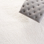 SAFAVIEH Area Rug 8x10 - California Shag Collection - Large - White, Non-Shedding & Easy to Clean, Ultra Plush Thick Pile, Ideal for Living Room, Bedroom, Dining Space (SG151-1010)