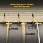 Deck Board Straightener Tool - Heavy Duty Straightener Tool, Quick Install & Foldable Design to Correct Gaps & Misalignment in Seconds, Upgraded