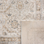 SAFAVIEH Isabella Collection Area Rug - 6'7" x 9', Cream & Beige, Oriental Design, Non-Shedding & Easy Care, Ideal for High Traffic Areas in Living Room, Bedroom (ISA916B)