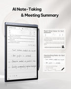 iflytek AINOTE Air 2 Bundle - Black Folio Case, 8.2-inch AI Note-Taking Tablet Writing Paper Tablets, Digital Notebook with Pen, Voice-to-Text Transcription, Multi-Languages Chatgpt Support