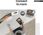 Samsung 34” ViewFinity (S65TC) Series Ultra-WQHD 1000R Curved Computer Monitor  HDR10  100Hz  AMD FreeSync  Thunderbolt 4  Height Adjustable Stand  Built-in Speakers  Eye Care  LS34C650TANXGO  2024